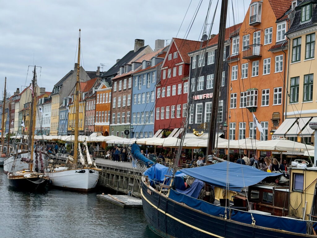 The colorful buildings on the Nyhavn canal